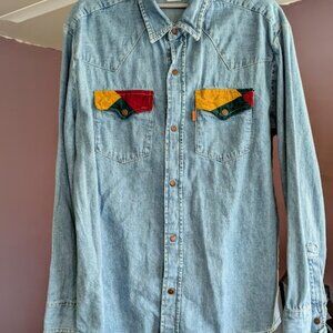 Levi's Vintage Orange Tab Western Corduroy Button-up